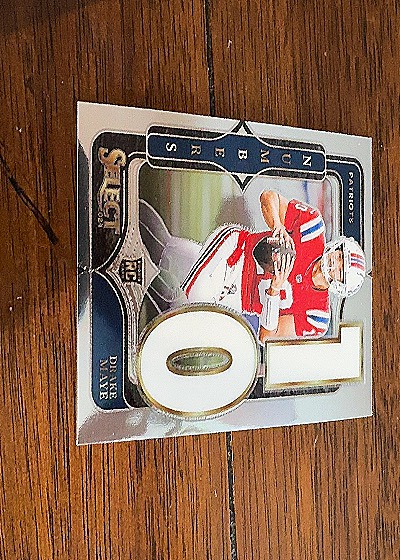 2024 Panini Select Numbers #01 Drake Maye — front