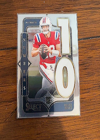 2024 Panini Select - Select Numbers #20 Drake Maye — front