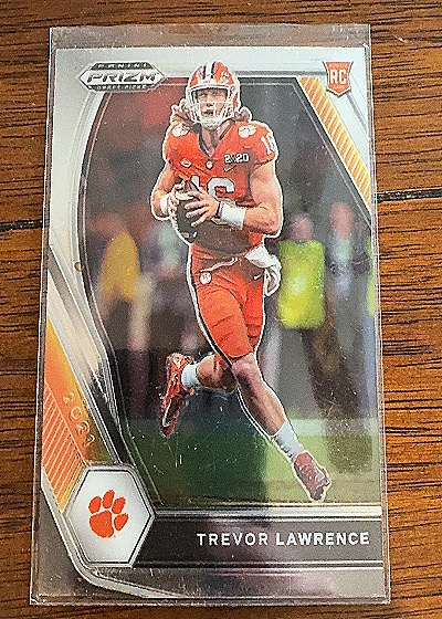 2021 Panini Prizm Draft Picks Collegiate #106 Trevor Lawrence — front