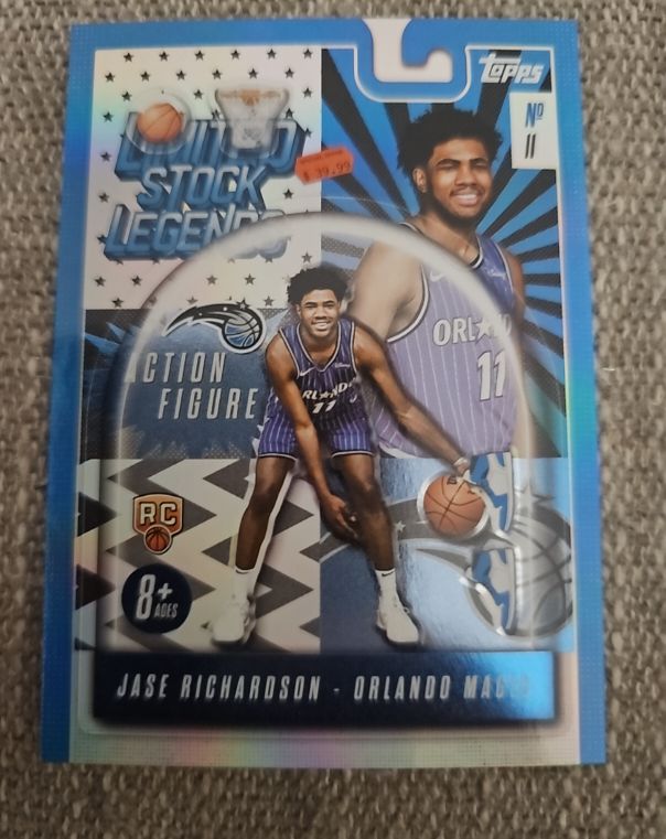 2025 Topps Limited Stock Legends #LST-25 Jase Richardson — front