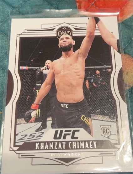 2021 Panini Chronicles Legacy UFC #44 Khamzat Chimaev — front