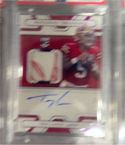 2022 Panini National Treasures Collegiate Silhouettes Signatures RPA — front