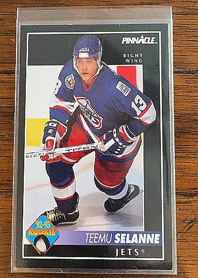 1992-93 Pinnacle #406 Teemu Selanne — front