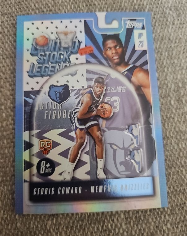 2025 Topps Limited Stock Legends #LST-11 Cedric Coward — front