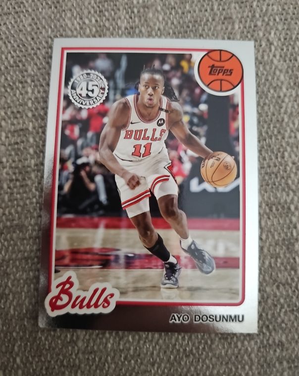 2025-26 Topps #80BK-21 Ayo Dosunmu 1980-81 Topps Basketball — front