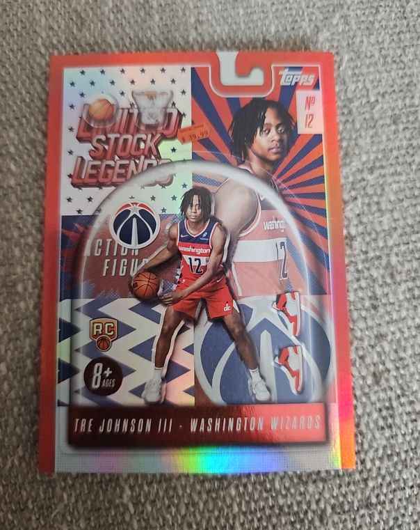2025-26 Topps Limited Stock Legends #LST-6 Tre Johnson III — front
