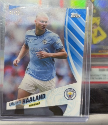 2024 Topps Blue Moon #43 Erling Haaland — front