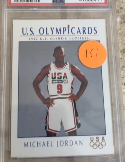 1992 Impel Olympicards #12 Michael Jordan — front