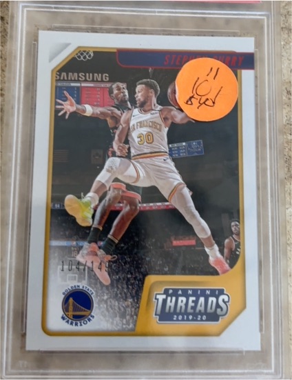 2019-20 Panini Chronicles Threads #79 Stephen Curry — front
