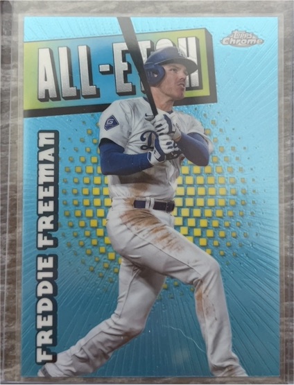 2025 Topps Chrome #CAE-11 Freddie Freeman Chrome All-Etch — front