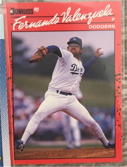 1990 Donruss #625 Fernando Valenzuela — front