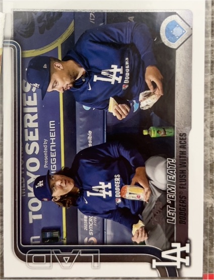 2025 Topps Update #US119 Blake Snell / Tyler Glasnow — front