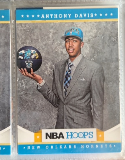 2012-13 Panini NBA Hoops #275 Anthony Davis Rookie Card — front