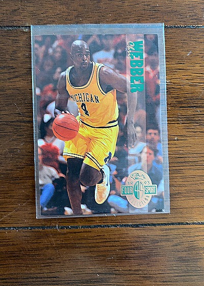 1993 Classic Four Sport #DS41 Chris Webber Draft Star — front