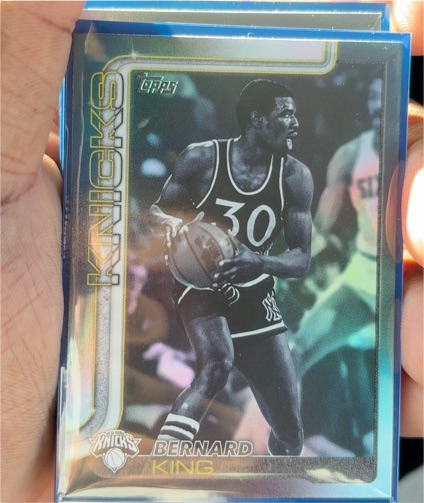 2025-26 Topps #268 Bernard King Blackout — front