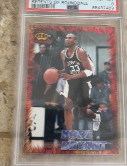 1996 Pacific Power Regents of Roundball #RR-6 Kobe Bryant — front
