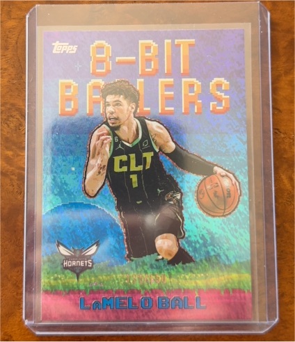 2025-26 Topps #8B-17 LaMelo Ball 8-Bit Ballers — front