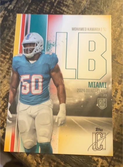 2024 Topps Signature Class #147 Mohamed Kamara — front