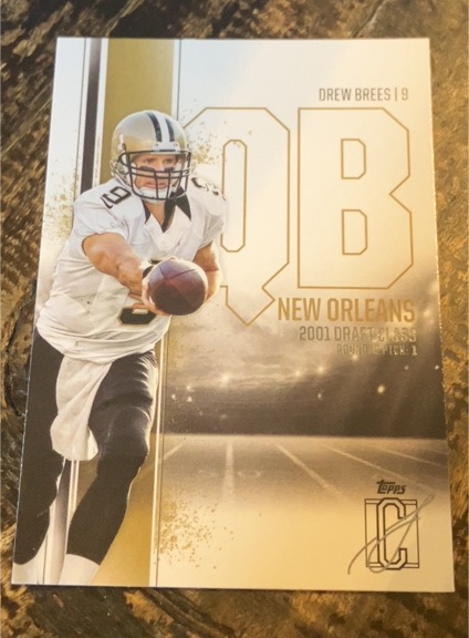 2024 Topps Signature Class #35 Drew Brees — front