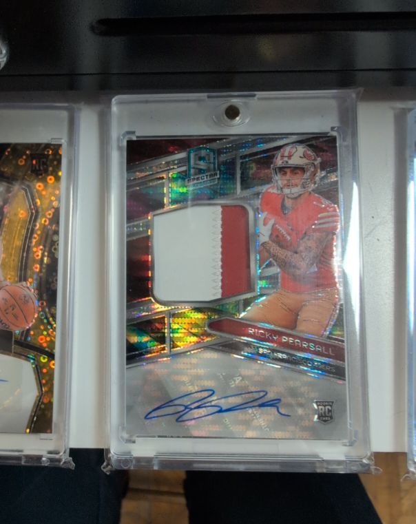 2024 Panini Spectra #209 Ricky Pearsall Rookie Patch Autographs — front