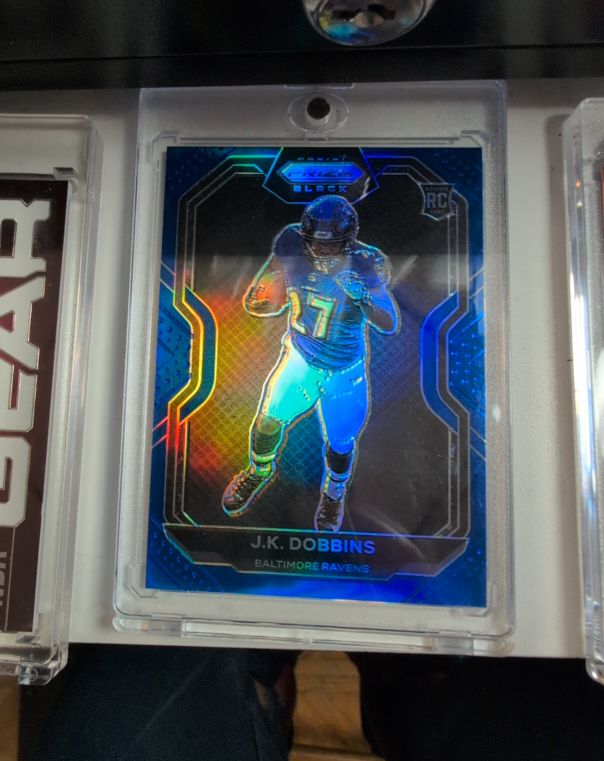 2020 Panini Chronicles Prizm Black #PB-2 J.K. Dobbins Rookie — front