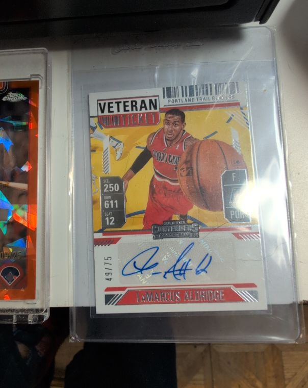2024-25 Panini Silhouette Contenders Veteran Ticket #LaMarcus Aldridge — front
