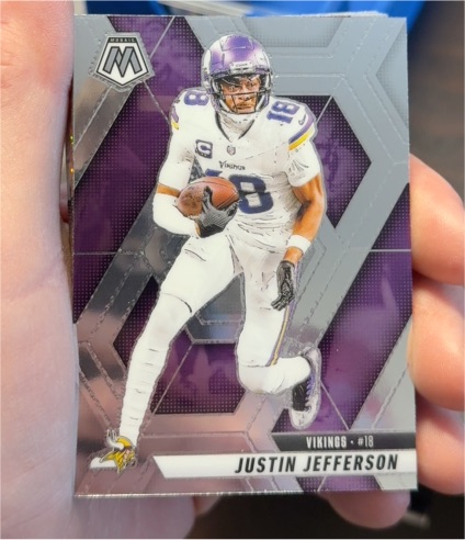 2025 Panini Mosaic #18 Justin Jefferson — front