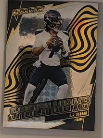 2025 Panini Revolution #38 CJ Stroud Shockwave Insert — front