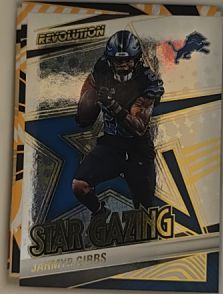 2025 Panini Revolution #10 Jahmyr Gibbs Star Gazing — front