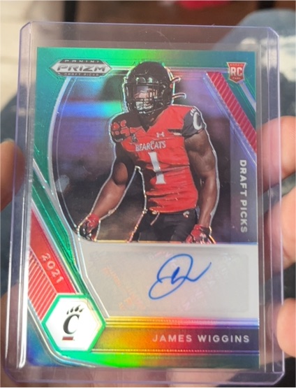 2021 Panini Prizm Draft Picks #DPA-JAW James Wiggins — front