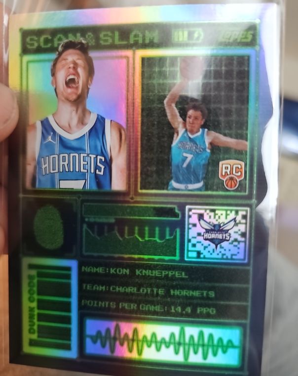 2025-26 Topps Basketball #SS-29 Kon Knueppel Scan & Slam RC — front