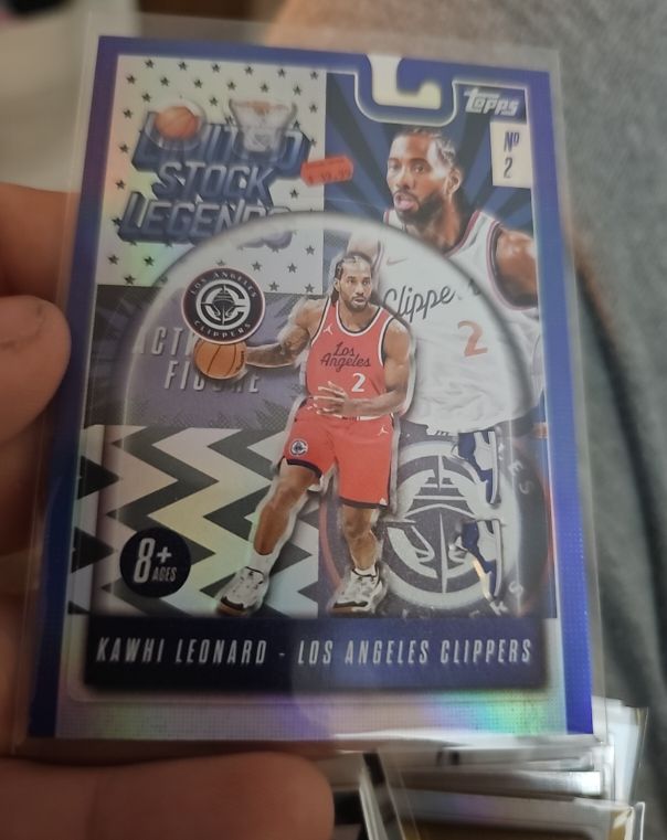 2025-26 Topps Limited Stock Legends #2 Kawhi Leonard — front