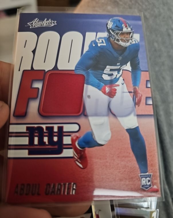 2025 Panini Absolute Rookie Force #RF-ACR Abdul Carter — front