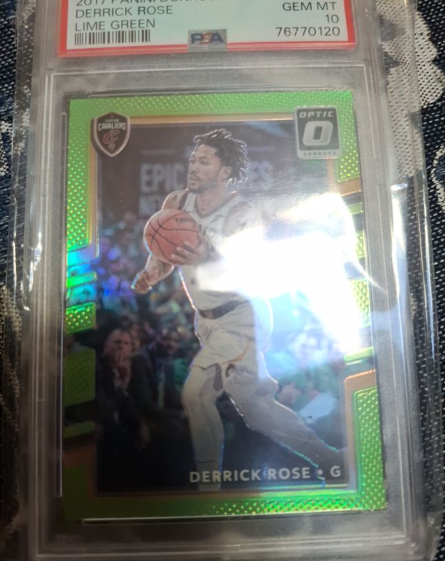 2017 Panini Donruss Optic #29 Derrick Rose Lime Green — front