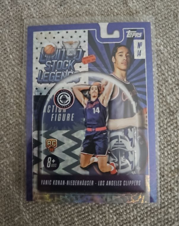 2025-26 Topps Limited Stock Legends #14 Yanic Konan-Niederhauser — front