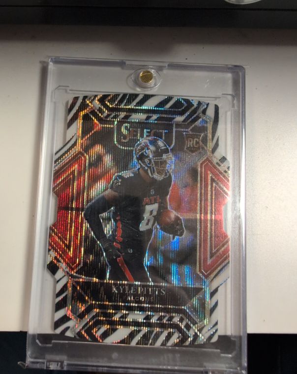 2021 Panini Select Kyle Pitts RC Die-Cut — front