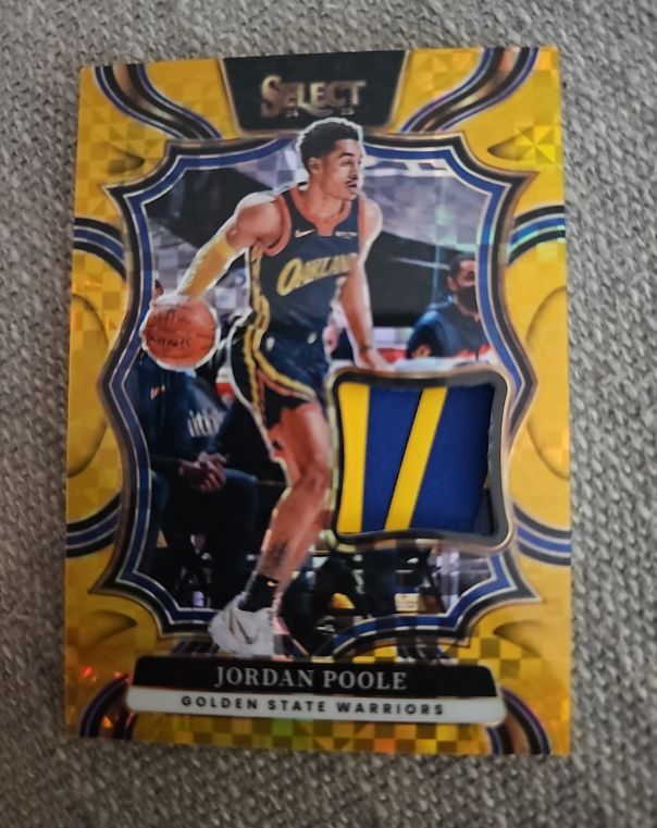 2024 Panini Select Jordan Poole Golden State Warriors — front
