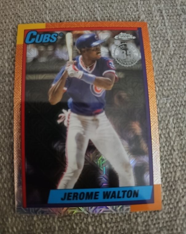 2025 Topps Update #U90C-65 Jerome Walton 35th Anniversary Chrome Mojo — front