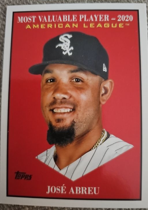 2025 Topps Update #MV-6 José Abreu — front