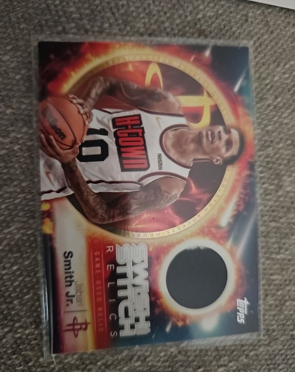 2025-26 Topps Swish and Stitch Relics #SST-JSJ Jabari Smith Jr. — front