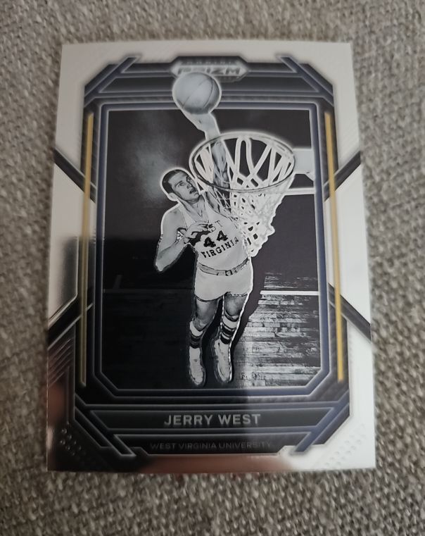 2023 Panini Prizm Draft Picks #81 Jerry West West Virginia Mountaineers — front