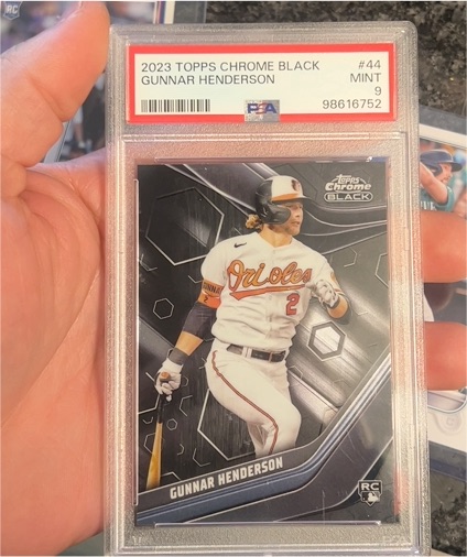 2023 Topps Chrome Black #44 Gunnar Henderson — front