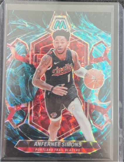 2023-24 Panini Mosaic #65 Anfernee Simons — front