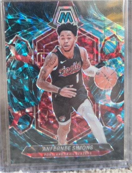 2023-24 Panini Mosaic #65 Anfernee Simons — front