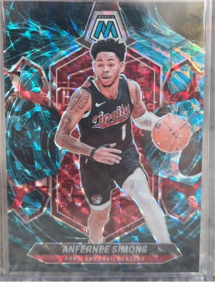 2023-24 Panini Mosaic #65 Anfernee Simons — front