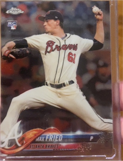 2018 Topps Chrome #66 Max Fried RC Atlanta Braves — front