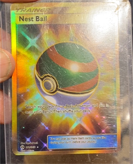 2017 Pokémon Sun & Moon #158 Nest Ball — front