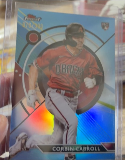 2023 Topps Finest #24 Corbin Carroll — front