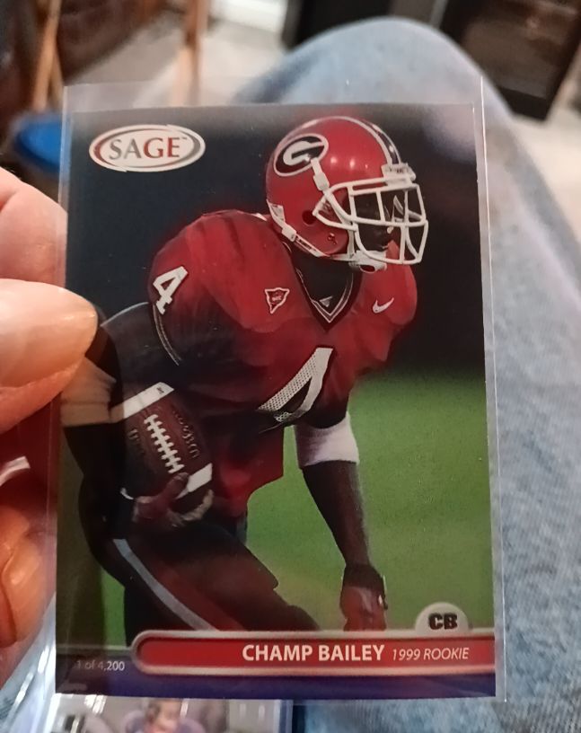 1999 SAGE #CB Champ Bailey Rookie — front