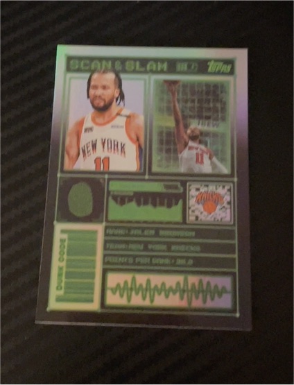 2025-26 Topps Scan & Slam #SS-2 Jalen Brunson — front